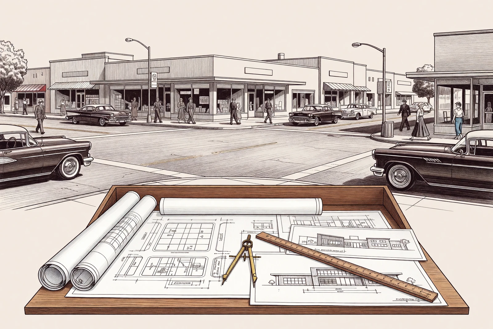 Modern illustration for digital edition: Bert Lynn