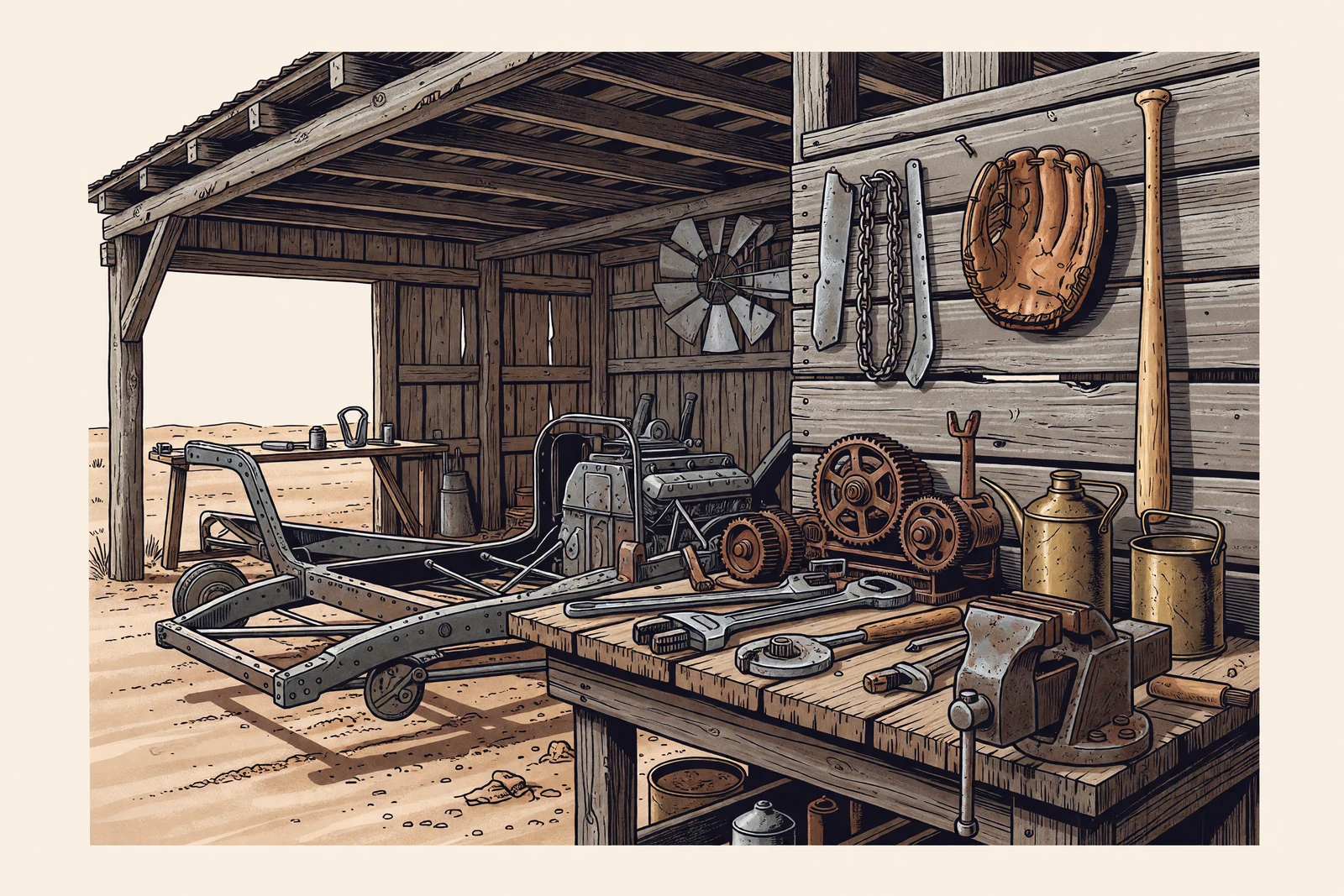 Modern illustration for digital edition: Buck Blabon