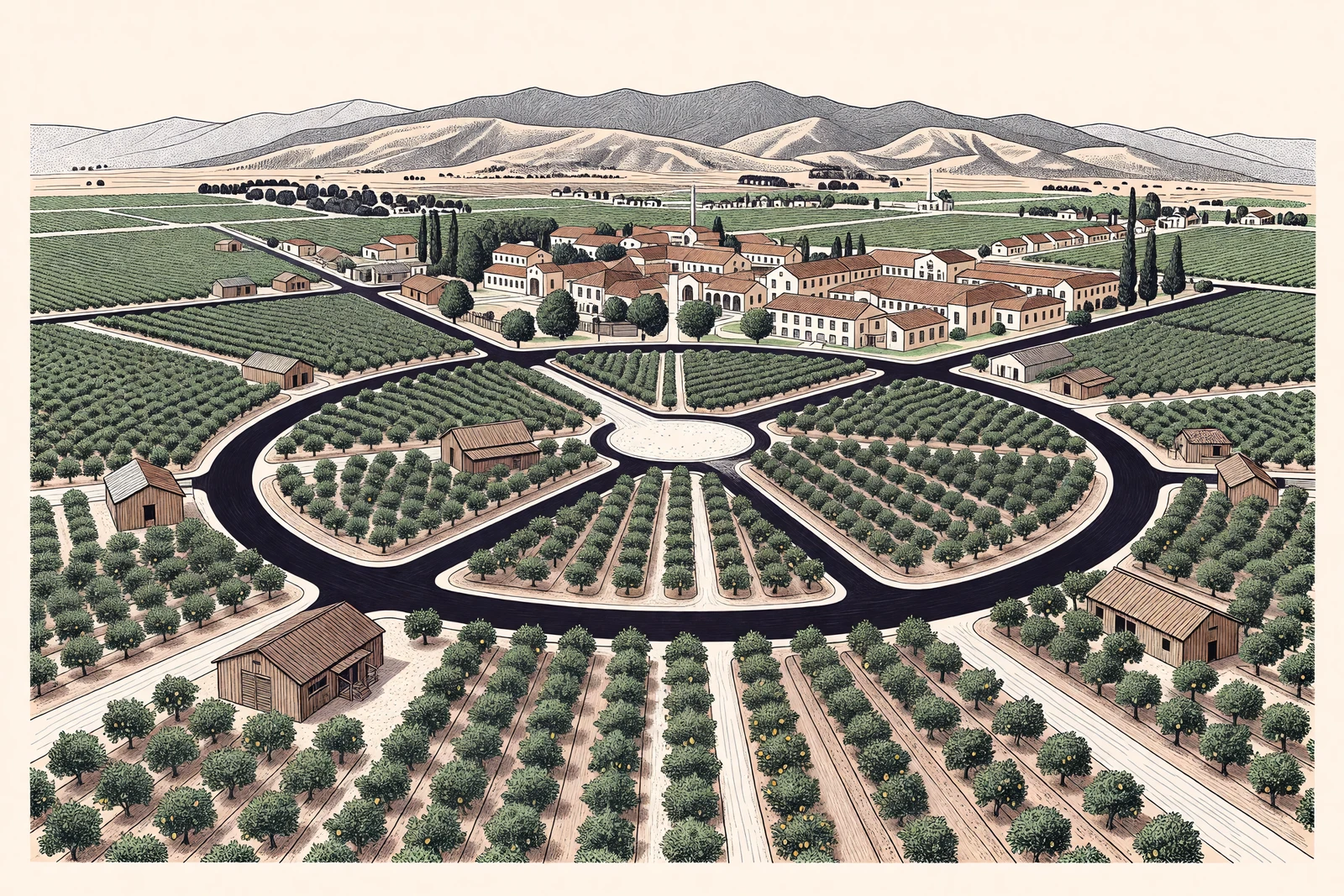 Modern illustration for digital edition: Corona