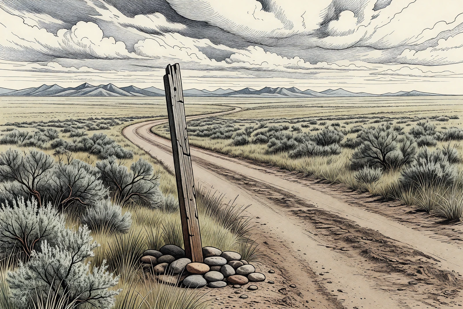 Modern illustration for digital edition: My! Oh My! Where Do We Go From Here?