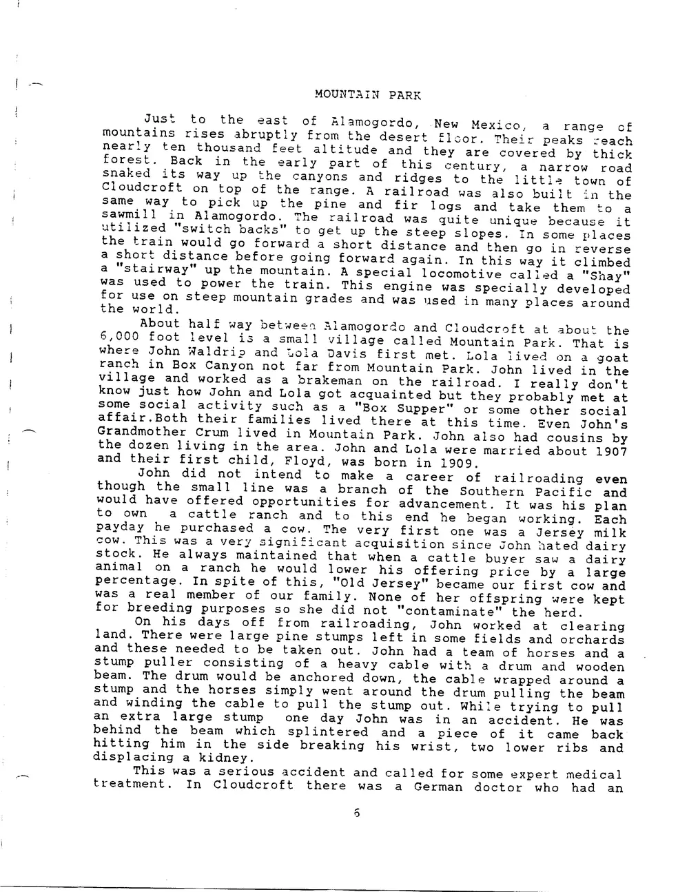 Facsimile scan of manuscript Page 6 (leaf 8)