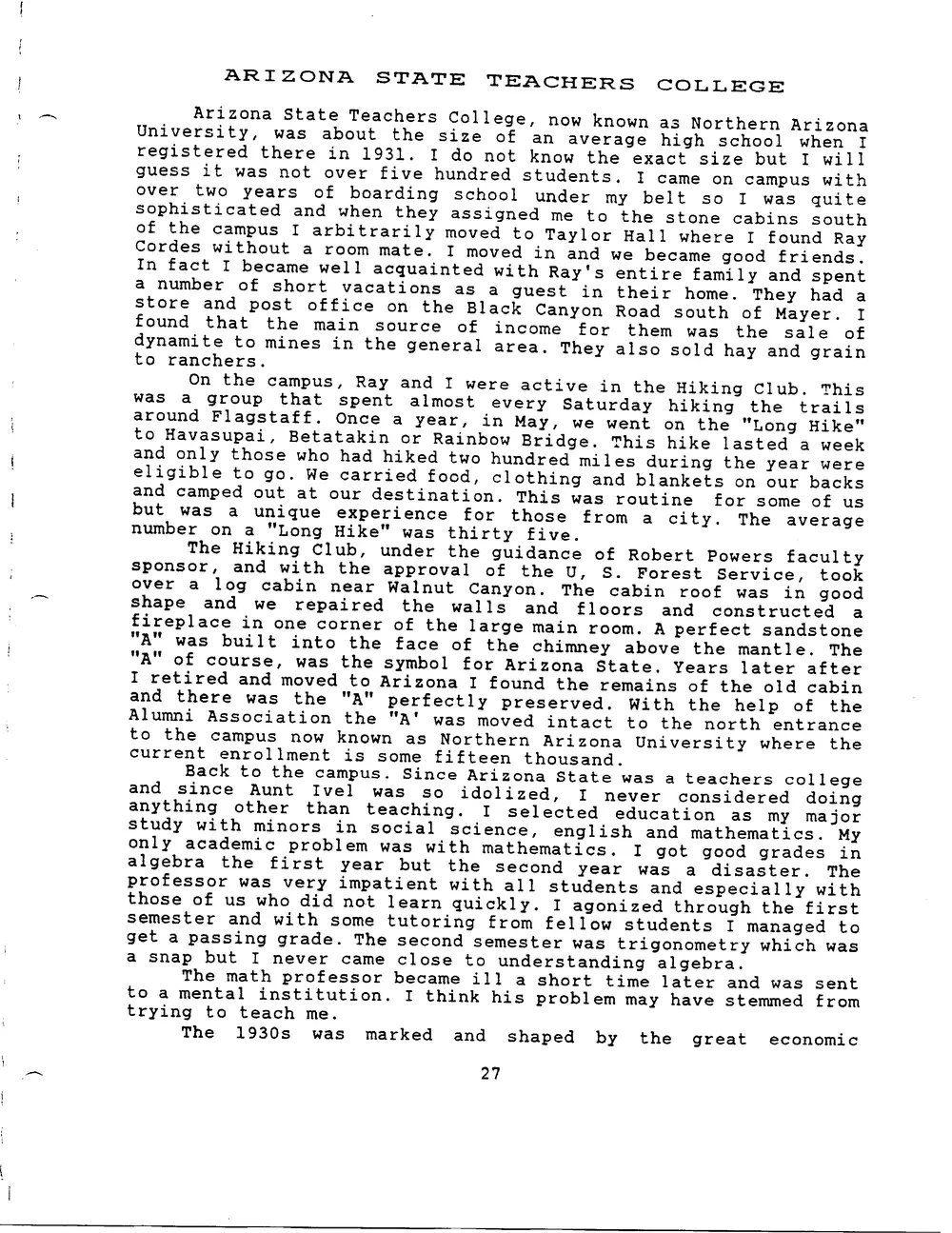 Facsimile scan of manuscript Page 27 (leaf 29)