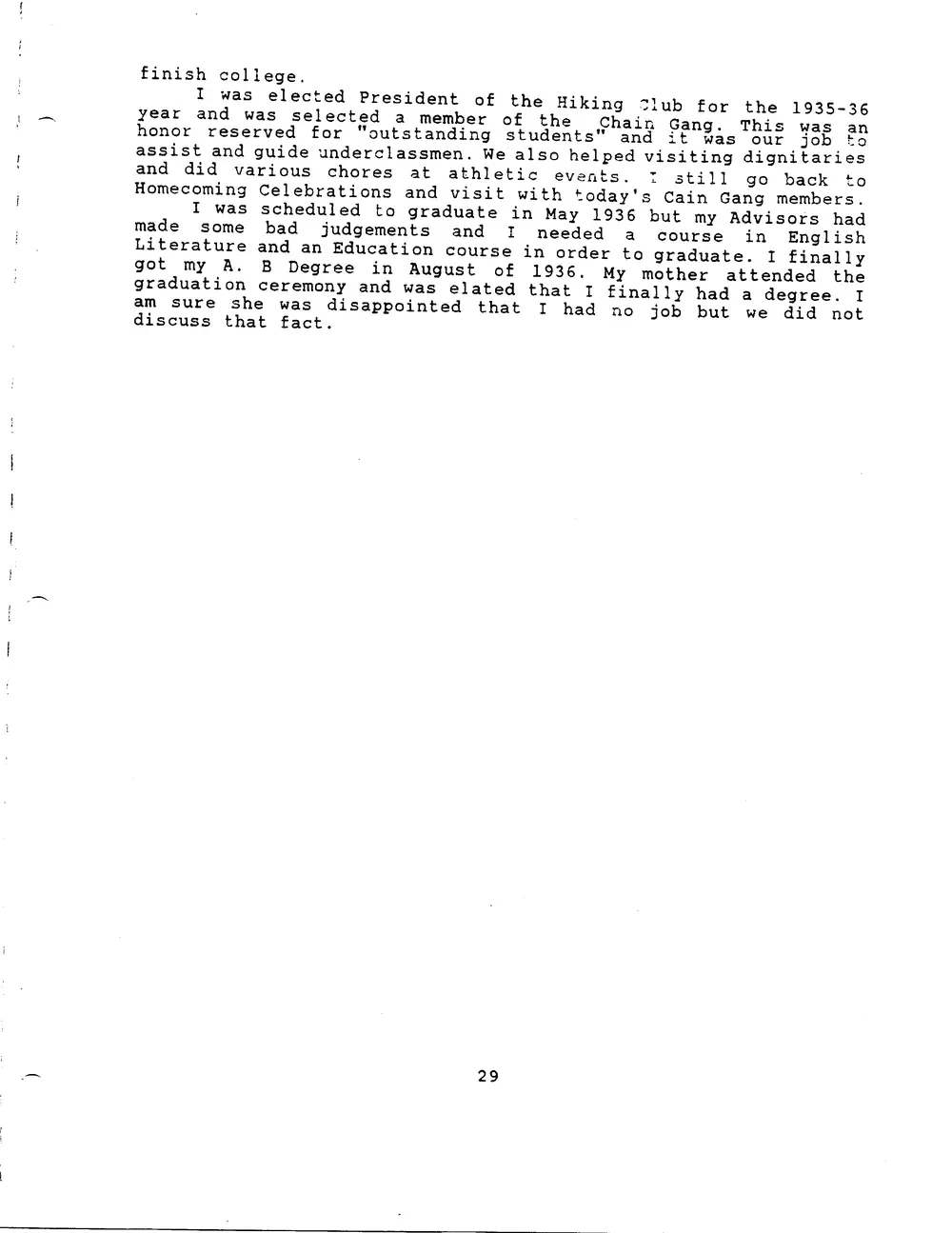 Facsimile scan of manuscript Page 29 (leaf 31)