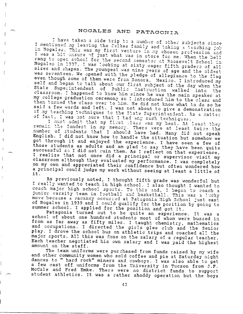 Facsimile scan of manuscript Page 43 (leaf 46)