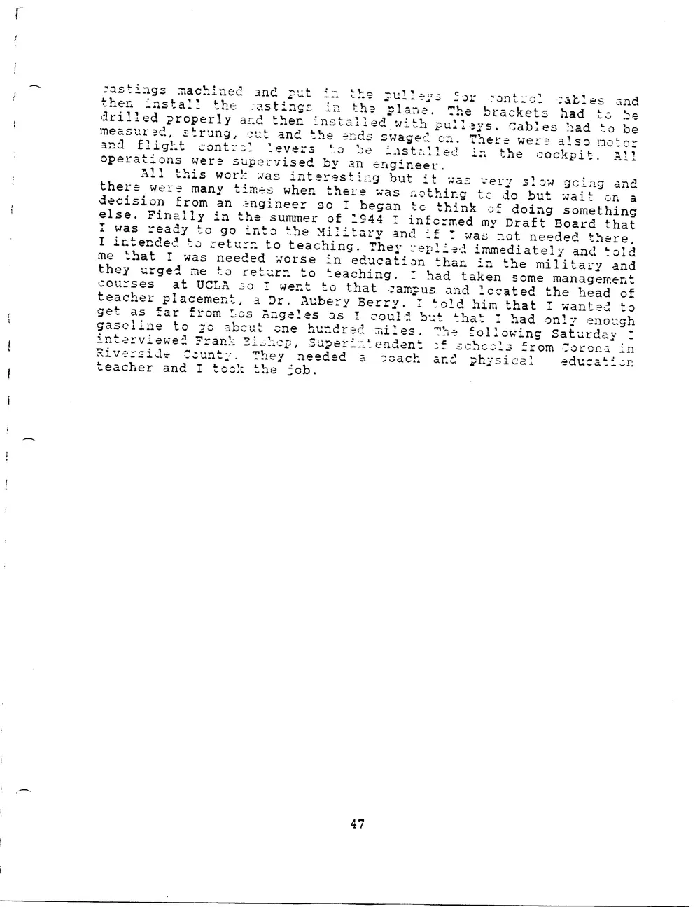 Original manuscript scan of Page 47