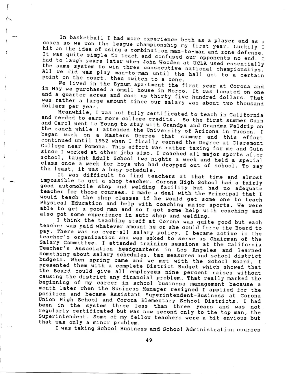 Facsimile scan of manuscript Page 49 (leaf 52)