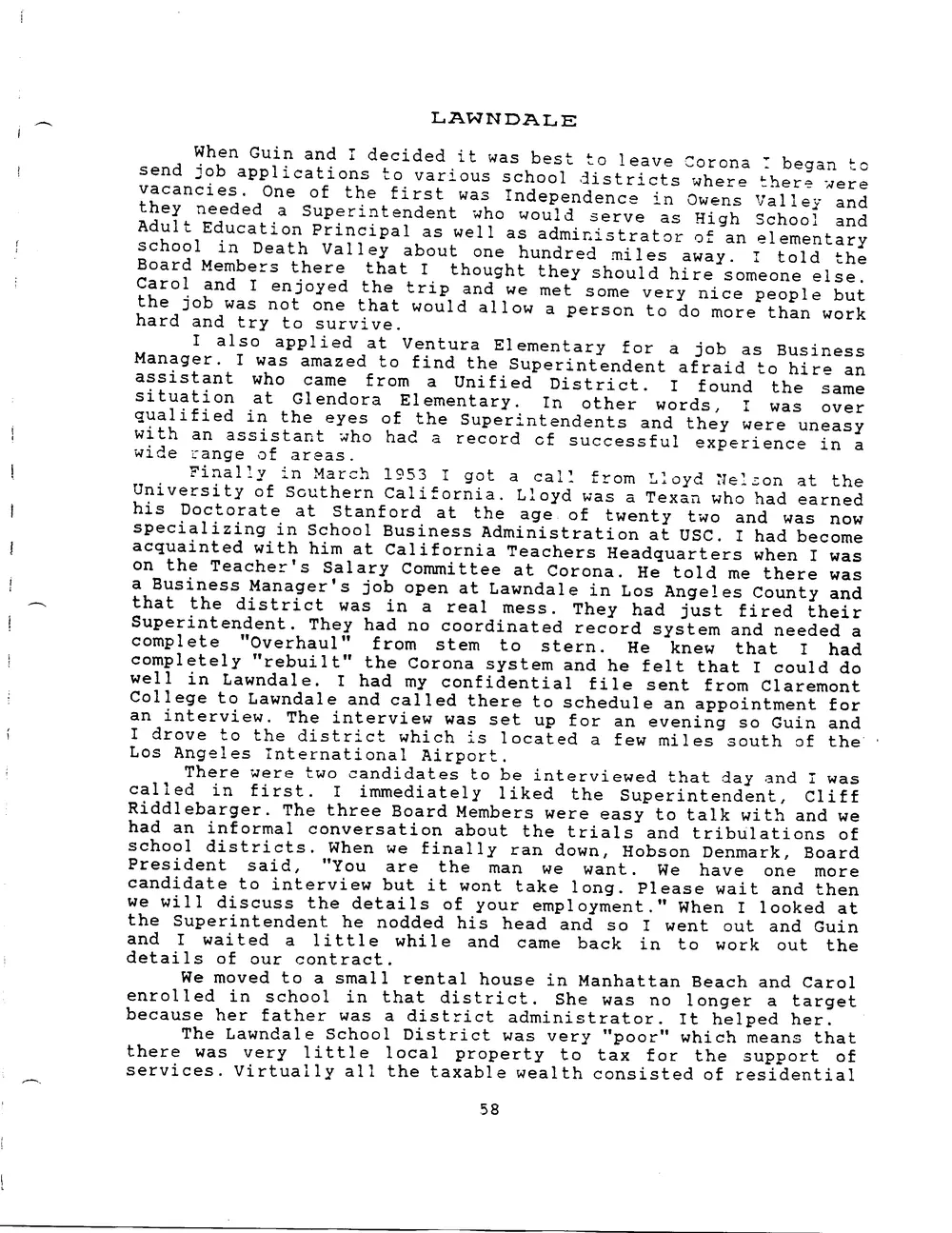 Facsimile scan of manuscript Page 58 (leaf 61)